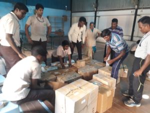 Kaja Cyclone Relief Vidya vikasini school students Coimbatore