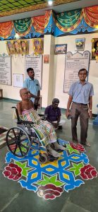 visit of Sri Ramakrishnan, the Founder Chairman and President ofAmar Seva Sangam, Ayikudy, Tenkasi District