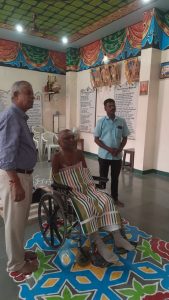 Sri Ramakrishnan, the Founder Chairman and President ofAmar Seva Sangam, Ayikudy, Tenkasi District