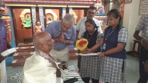 Sri Ramakrishnan, the Founder Chairman and President ofAmar Seva Sangam, Ayikudy