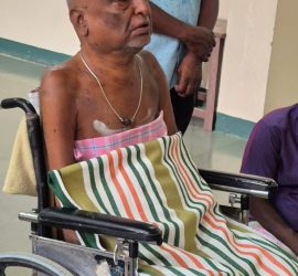 Sri Ramakrishnan, the Founder Chairman and President ofAmar Seva Sangam, Ayikudy