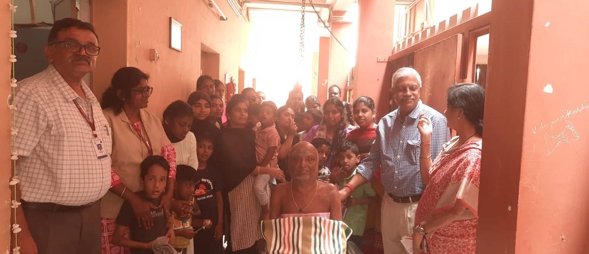 Visit of Founder Chairman and President of Amar Seva Sangam