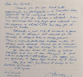 Dr. B.K.Krishnaraj Vanavarayar ketter